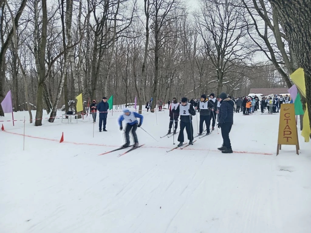 Первенство района по лыжным гонка.