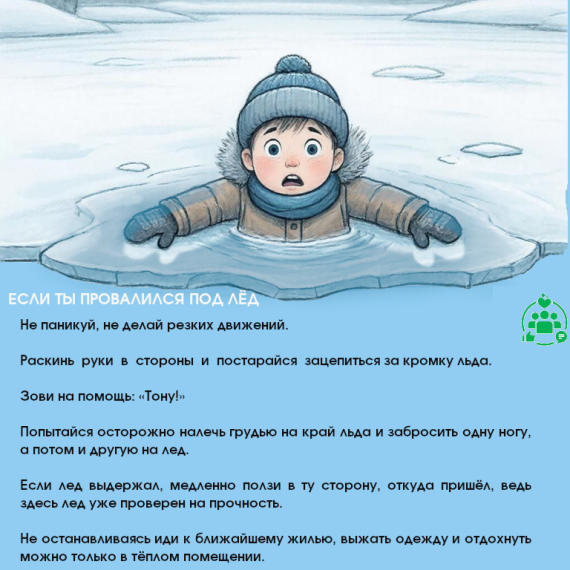 Осторожно тонкий лёд.